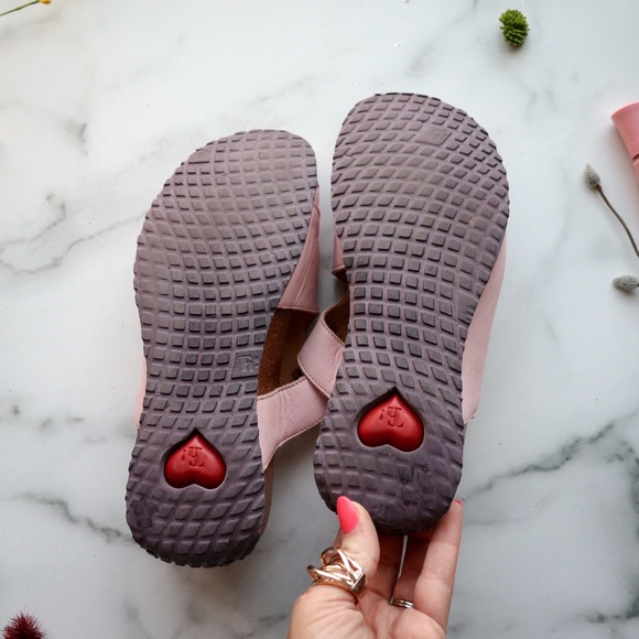 THINK! Mizzi face sandal leather cork pink slide - Picture 4 of 8